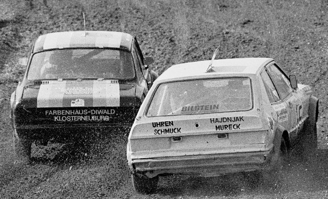 Heinrich Gruber (62, Ford Escort), Franz Pierer (65, VW Scirocco GT)