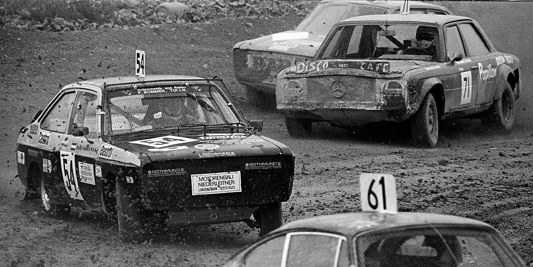 Leopold Mittermayer (61, Porsche 911), Heinrich Gruber (54, Ford Escort), Hermann Gatringer (71, Mercedes), Herbert Letofsky (55, Ford Escort)