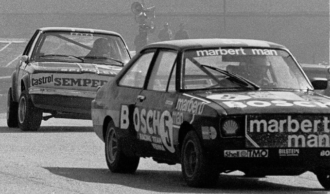 Dieter Karl Anton (5, Ford Escort), Gnther Spindler (4, BMW 320)