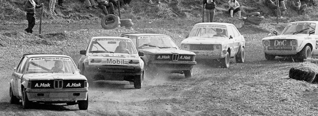 Piet Dam (43, BMW 320), Lars Nystrm (44, Volvo 343), Tinus Korevaar (59, BMW 320), Matti Kallio (42, Ford Escort), Kjetil Bolneset (64 Ford Escort)