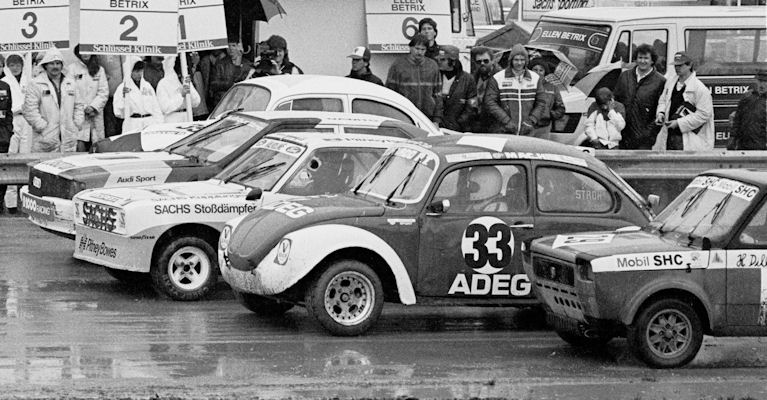 Herbert Dillmann (29, Fiat 127), Gustav Mostetschnig (33, VW Kfer 1303 Turbo), Martin Schanche (6, Ford Escort), Franz Wurz (2, Audi Quattro), Thomas Kraft (35, VW Kfer)