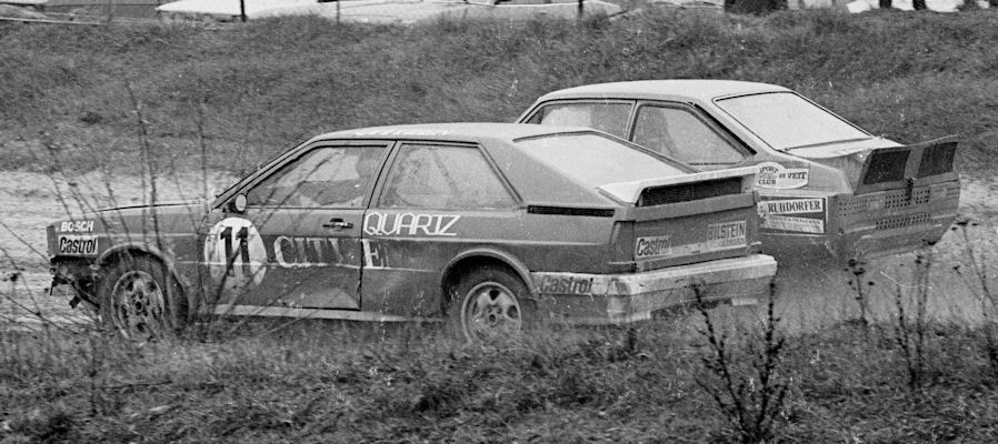 Rene Vontsina (11, Audi Quattro), Robert Leitgeb (Ford Escort)