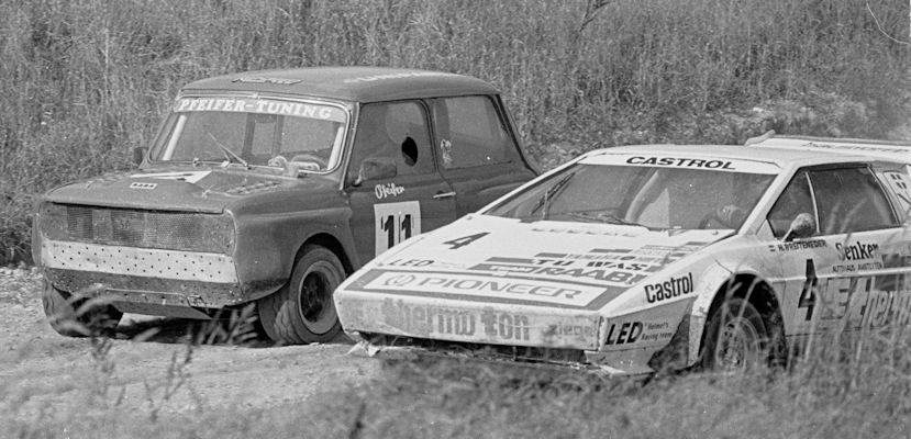 Gert Pfeiffer (11, Mini Clubman), Herbert Breiteneder (4, Lotus Esprit)