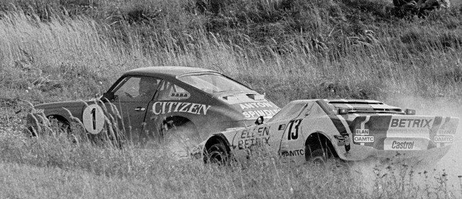 Gnther Spindler (1, Porsche), Andreas Bentza (13, Lancia Stratos)