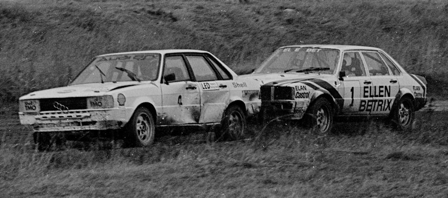 Friedrich Hainz (6, Audi 80 Quattro), Andreas Bentza (1, Audi 80 Quattro)