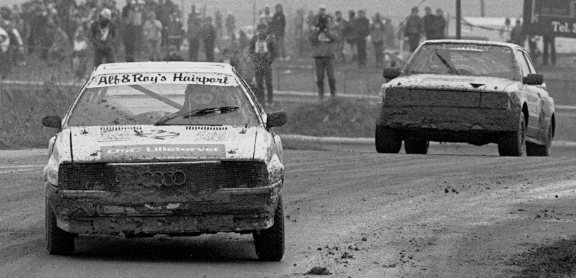 Terje Schie (22, Audi Quattro), Martin Schanche (11, Ford Escort)