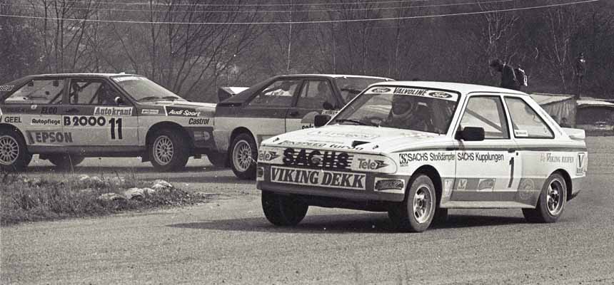 Martin Schanche (1, Ford Escort), Timo Virtanen (12, Audi Quattro), Francois Monten (12, Audi Quattro)