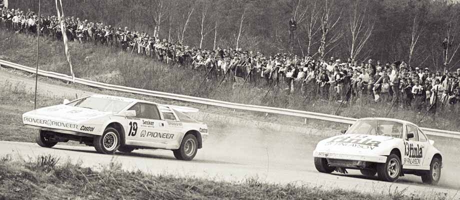 Herbert Breiteneder (19, Lotus Esprit), Jukka Pelttari (13, Porsche)