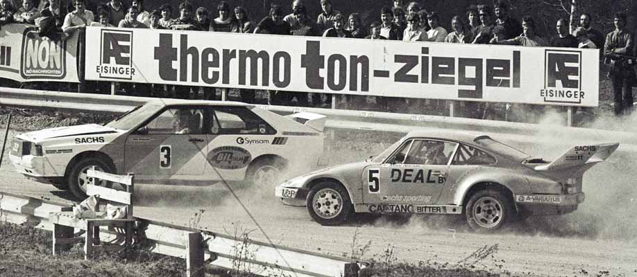 Olle Arnesson (3, Audi Quattro), Matti Alamki (5, Porsche 930)