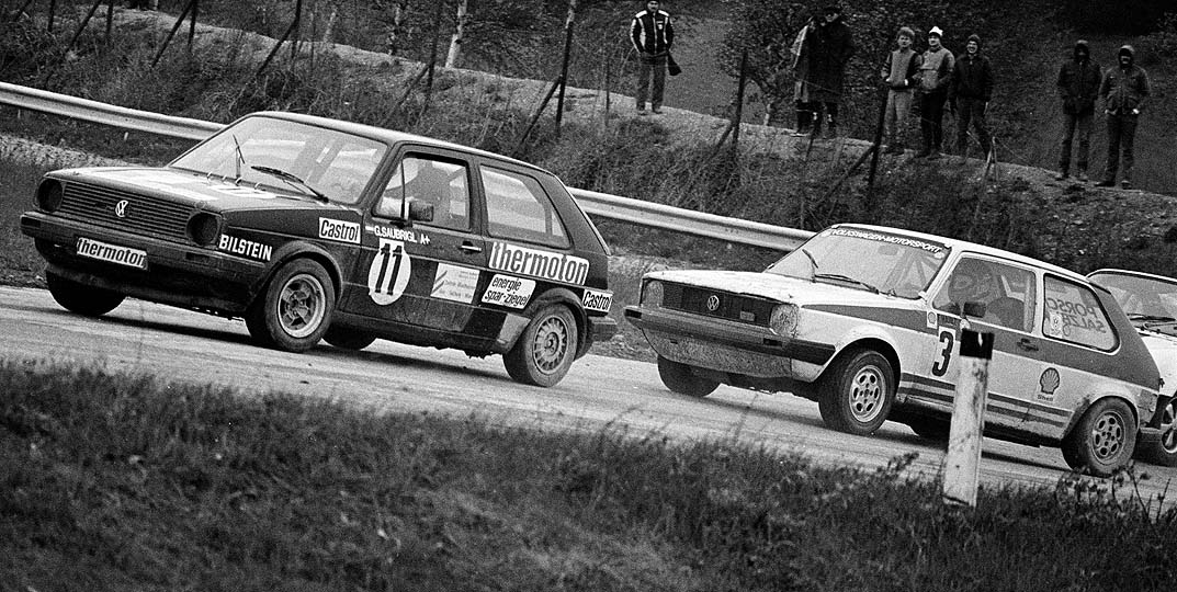 Gnter Saubrigl (11, VW Golf GTi), Friedrich Hainz (3, VW Golf GTi)